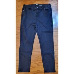 Buffalo David Bitton Women Pants Dark Blue Size 16 Brushed Denim Jeans